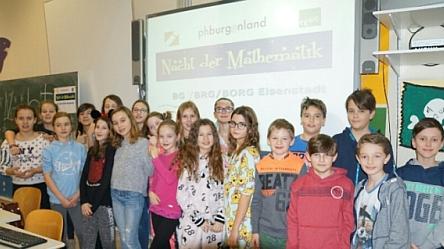 Schüler bei der "Nacht der Mathematik" 2017